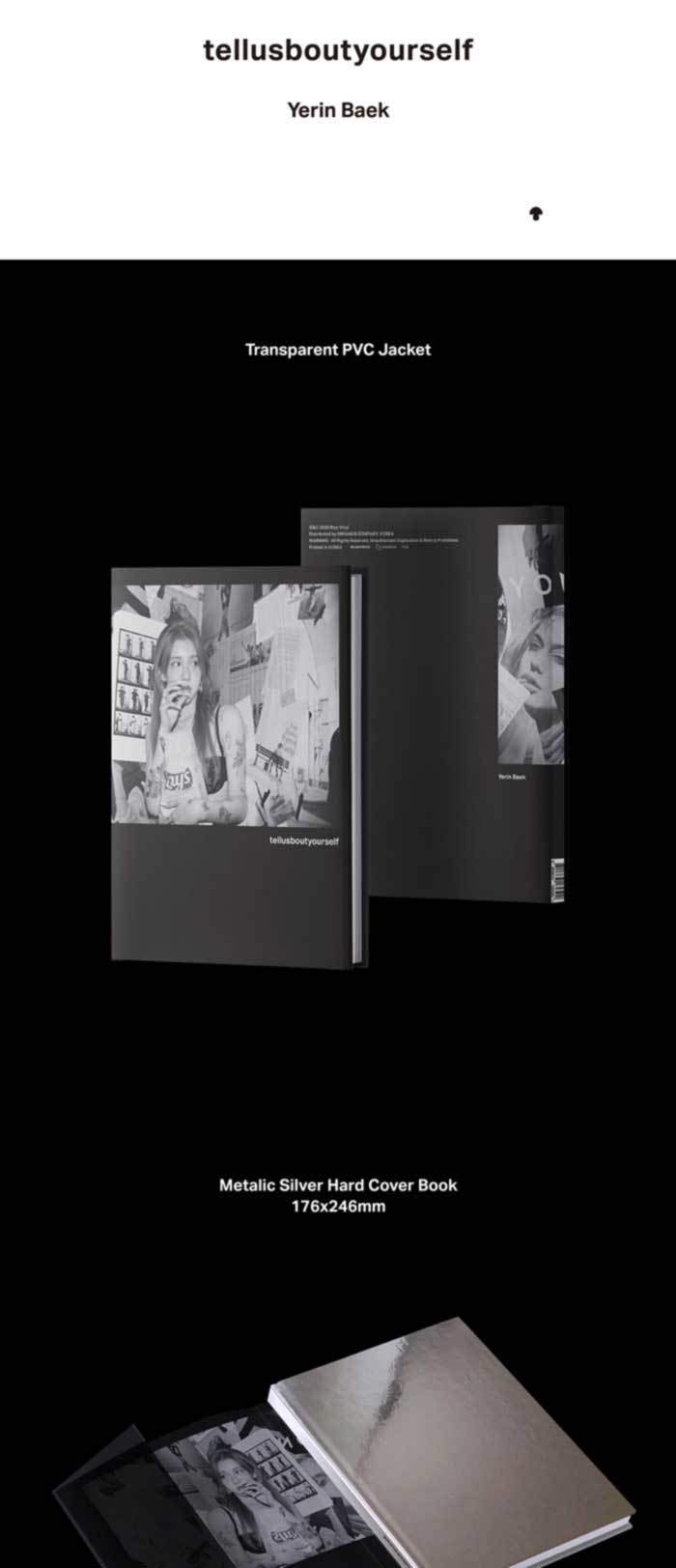 Baek Yerin Tellusboutyourself 2nd Album CD+88p Booklet+